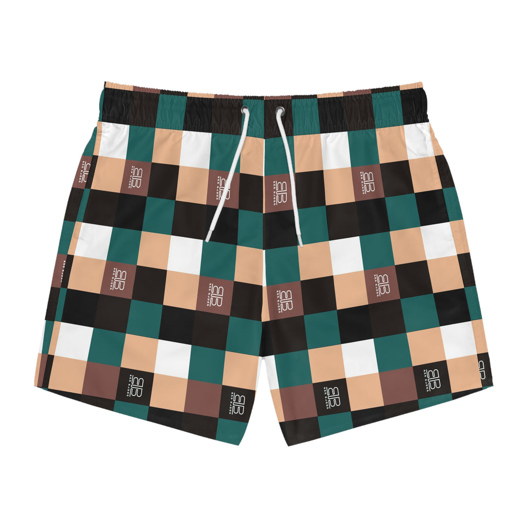 Checkerboard BB Swim Trunks