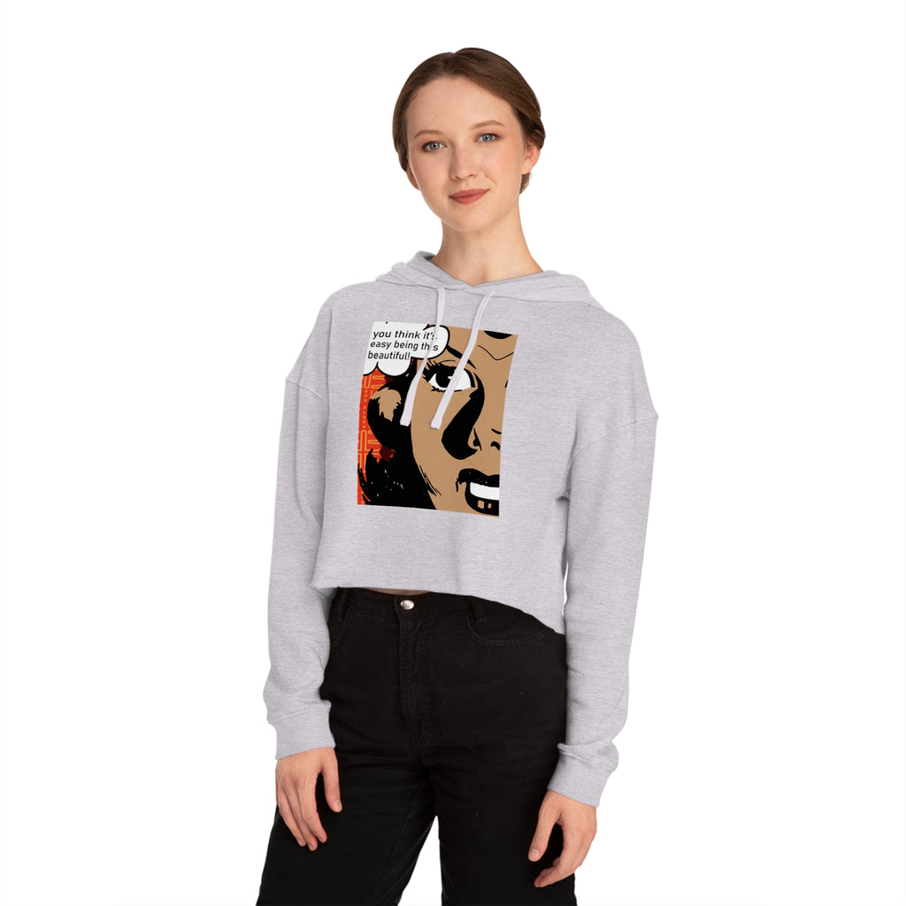 Badblood Confidence Cropped Hoodie | Women's Streetwear Cropped Sweatshirt