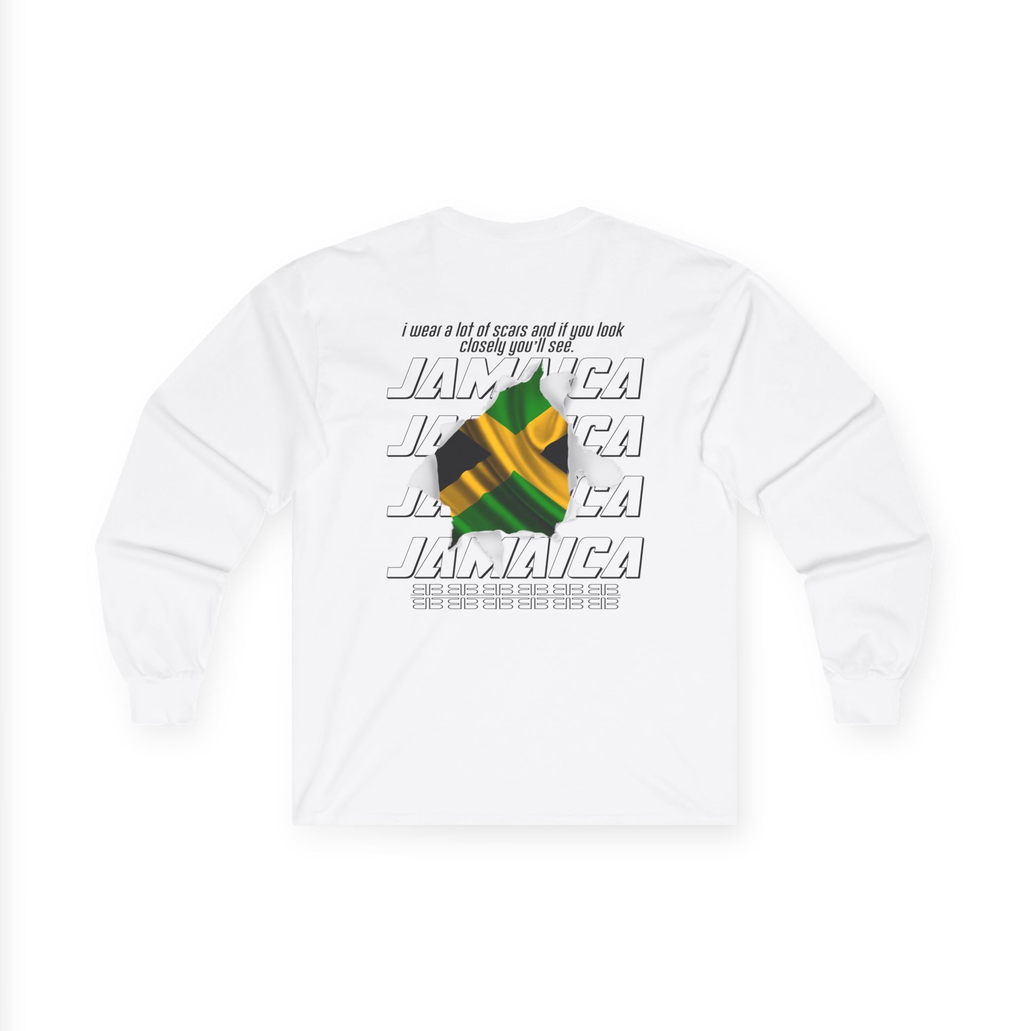 Abstract Female Portrait Graphic Long Sleeve Tee | Split Photo Collage