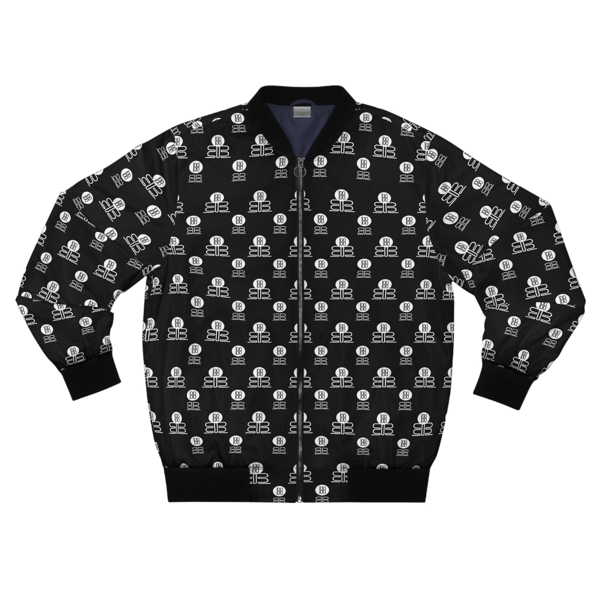 Badblood Retro Monogram Bomber Jacket