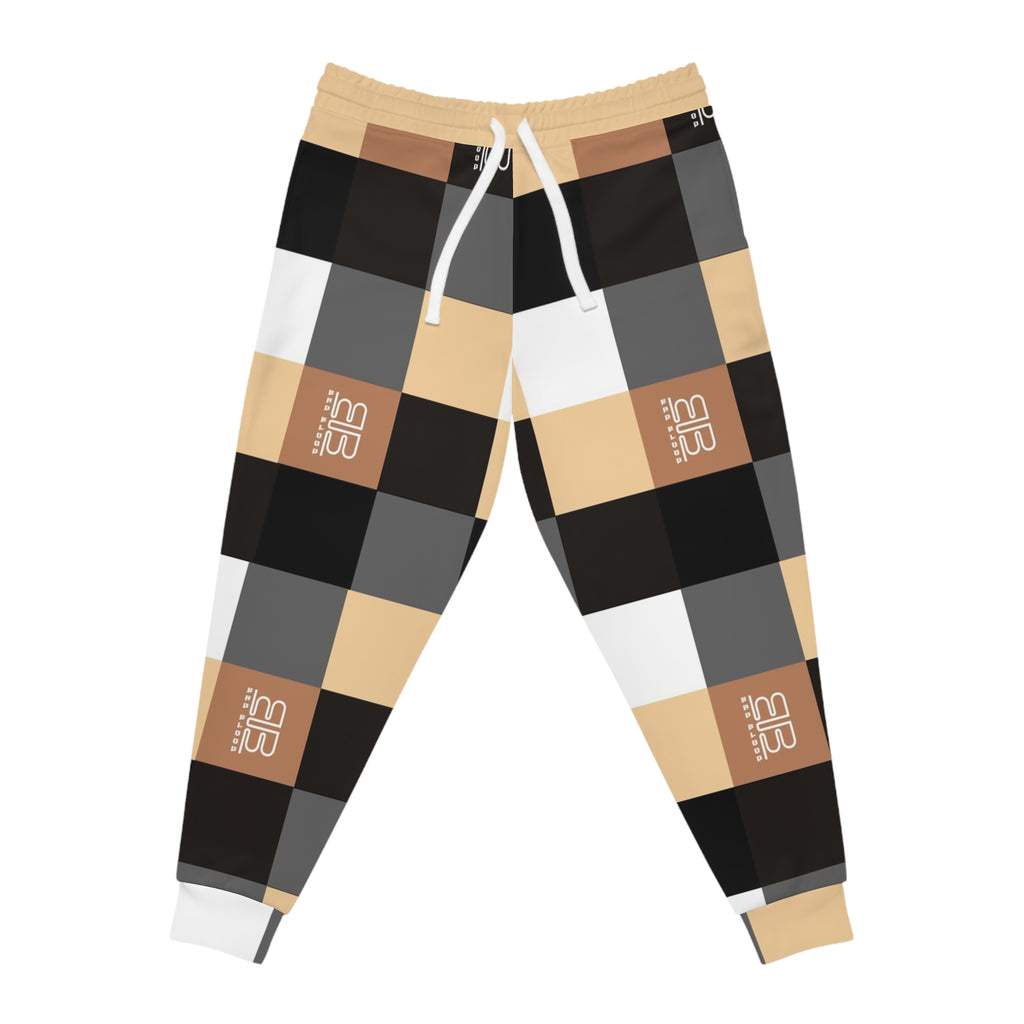 Checked Plaid Athletic Joggers
