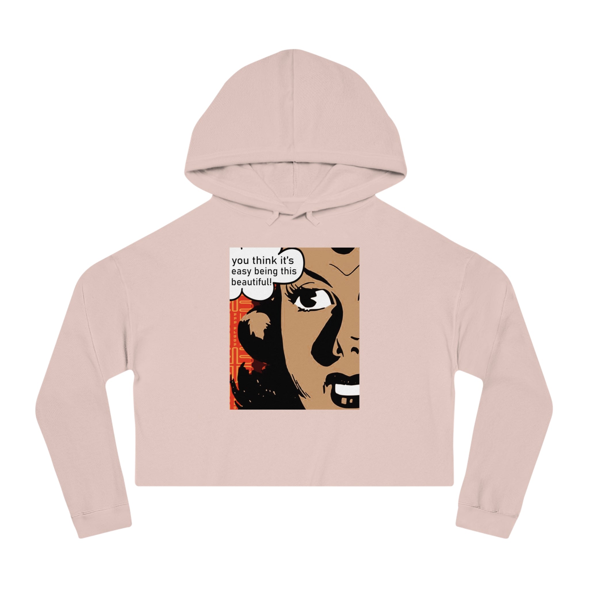 Badblood Confidence Cropped Hoodie | Women's Streetwear Cropped Sweatshirt