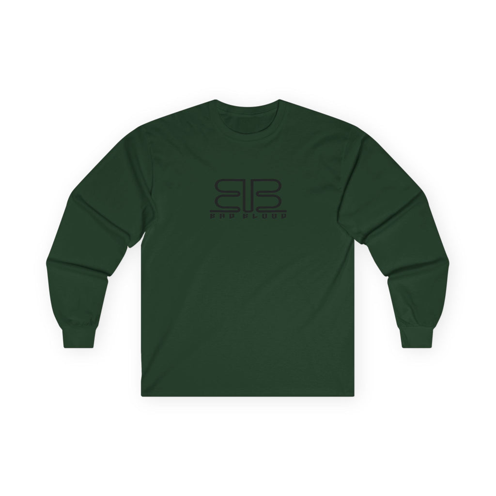 Abstract Female Portrait Graphic Long Sleeve Tee | Split Photo Collage