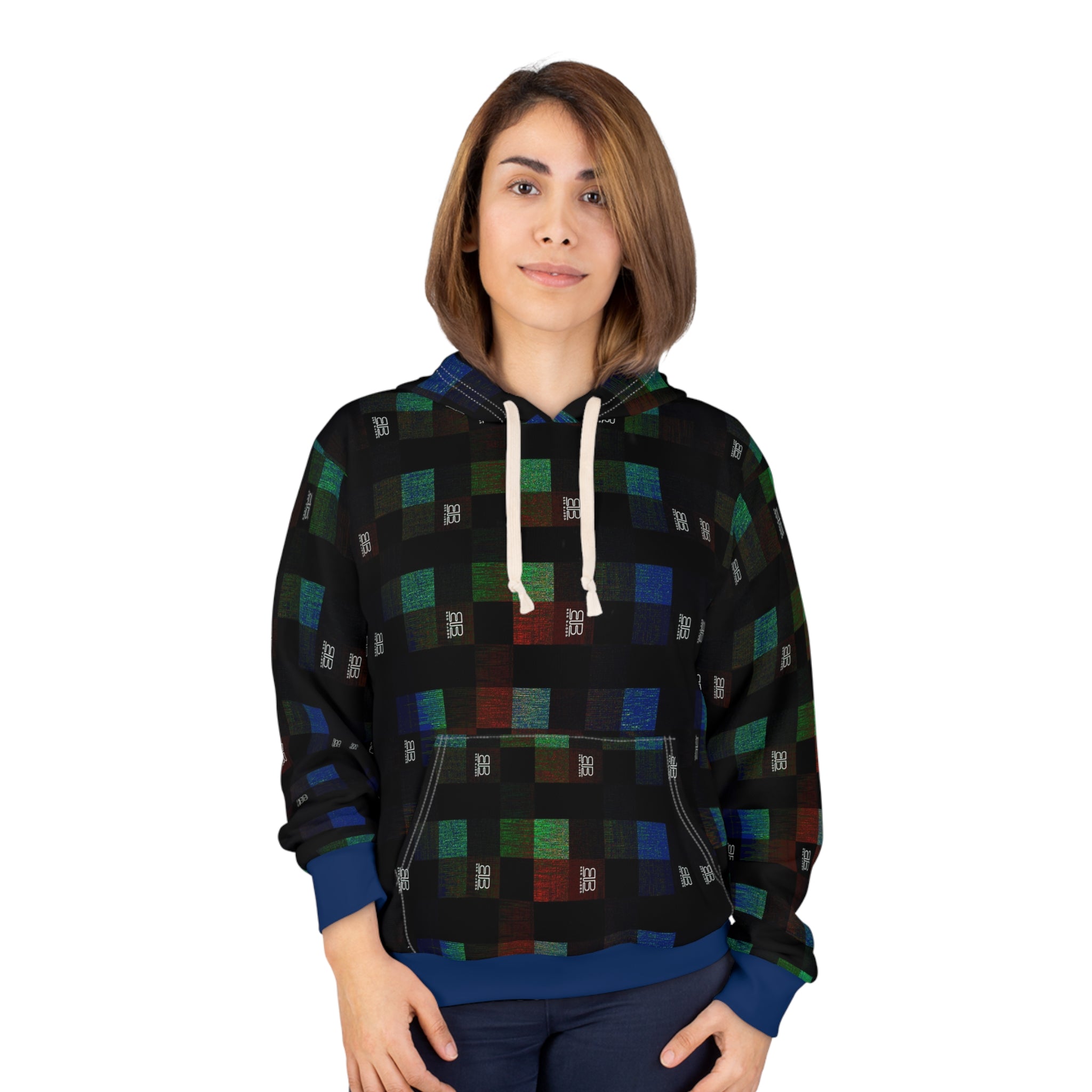 Plaid Unisex Pullover Hoodie