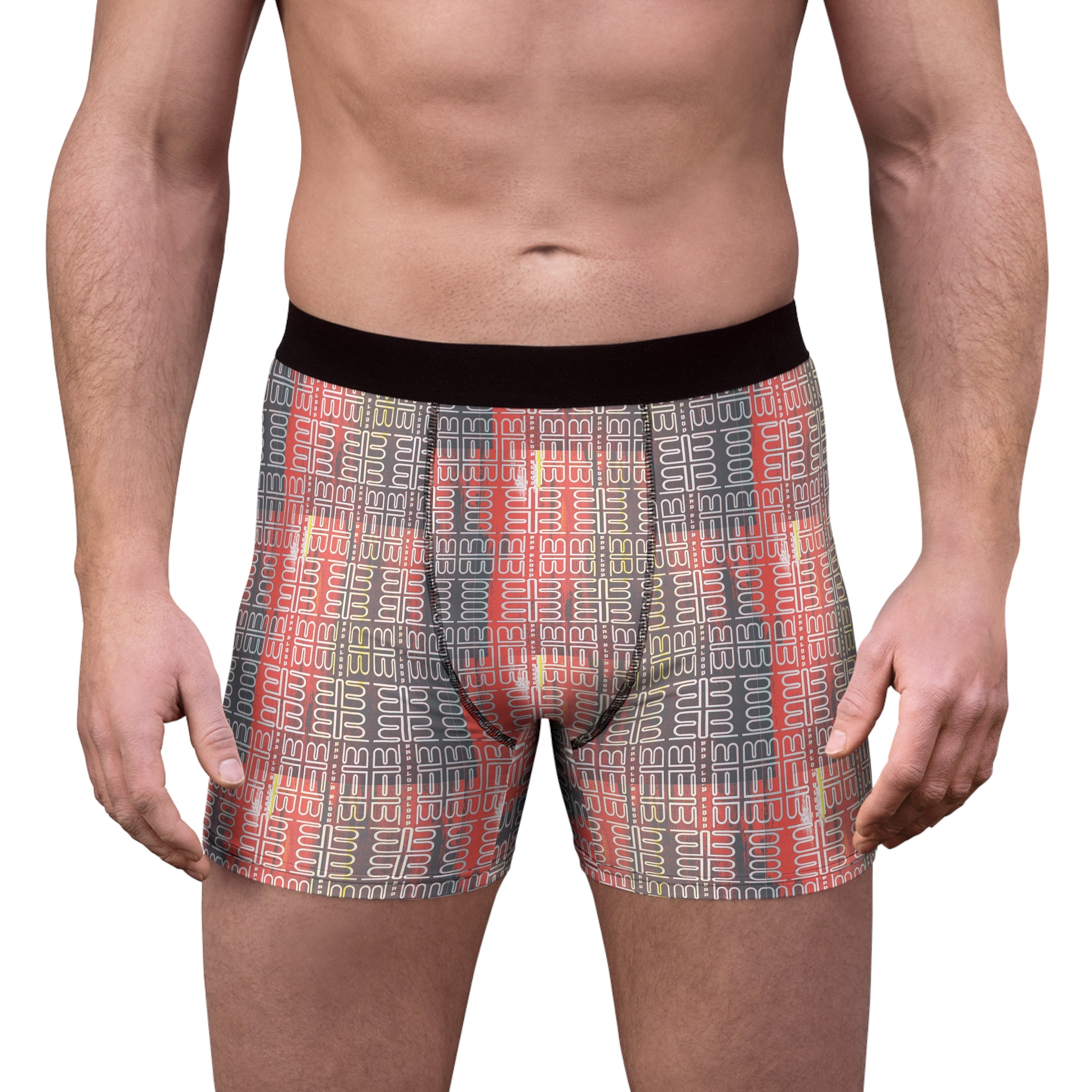 Boxer Briefs | Abstract Grid BB Print