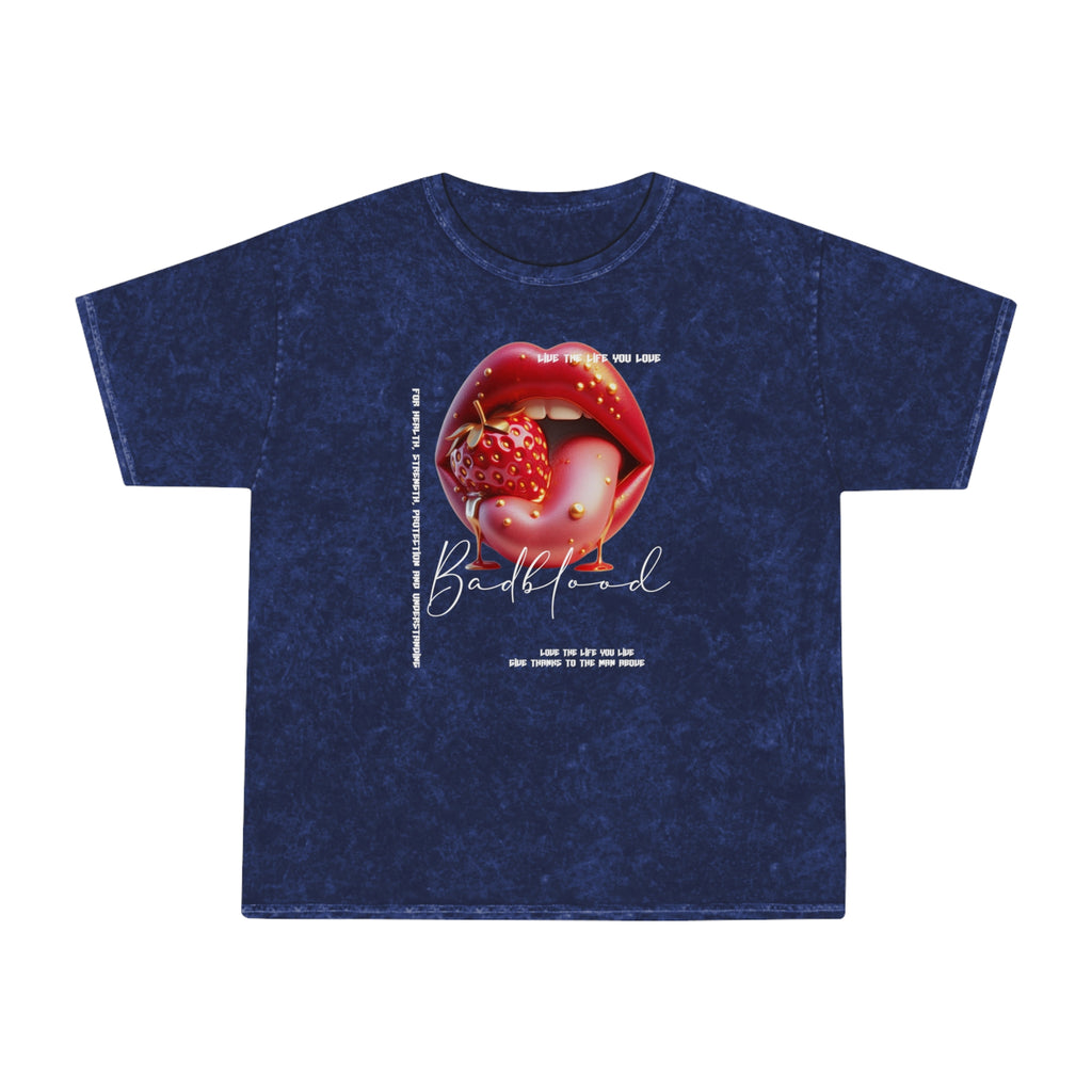 Strawberry Kiss Mineral-Wash T-Shirt