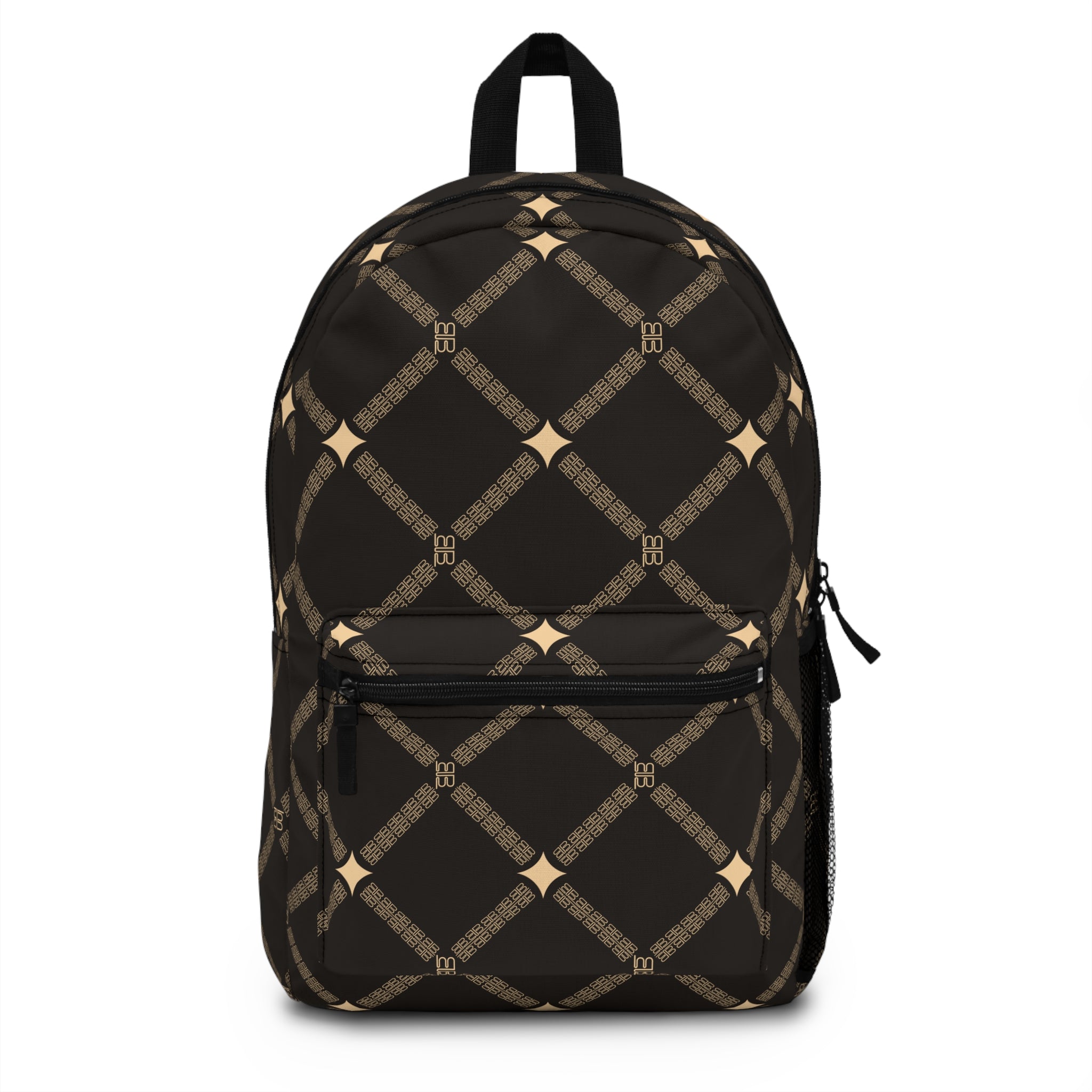 Badblood Icon Geometric Backpack|Brown