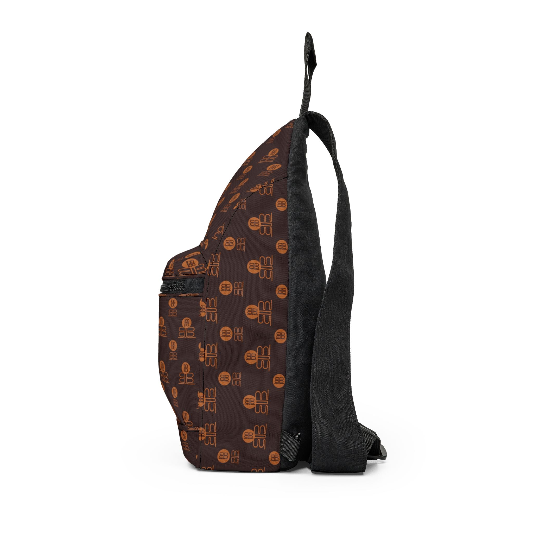 Badblood Elite BB Pattern Sling Bag | Brown Crossbody