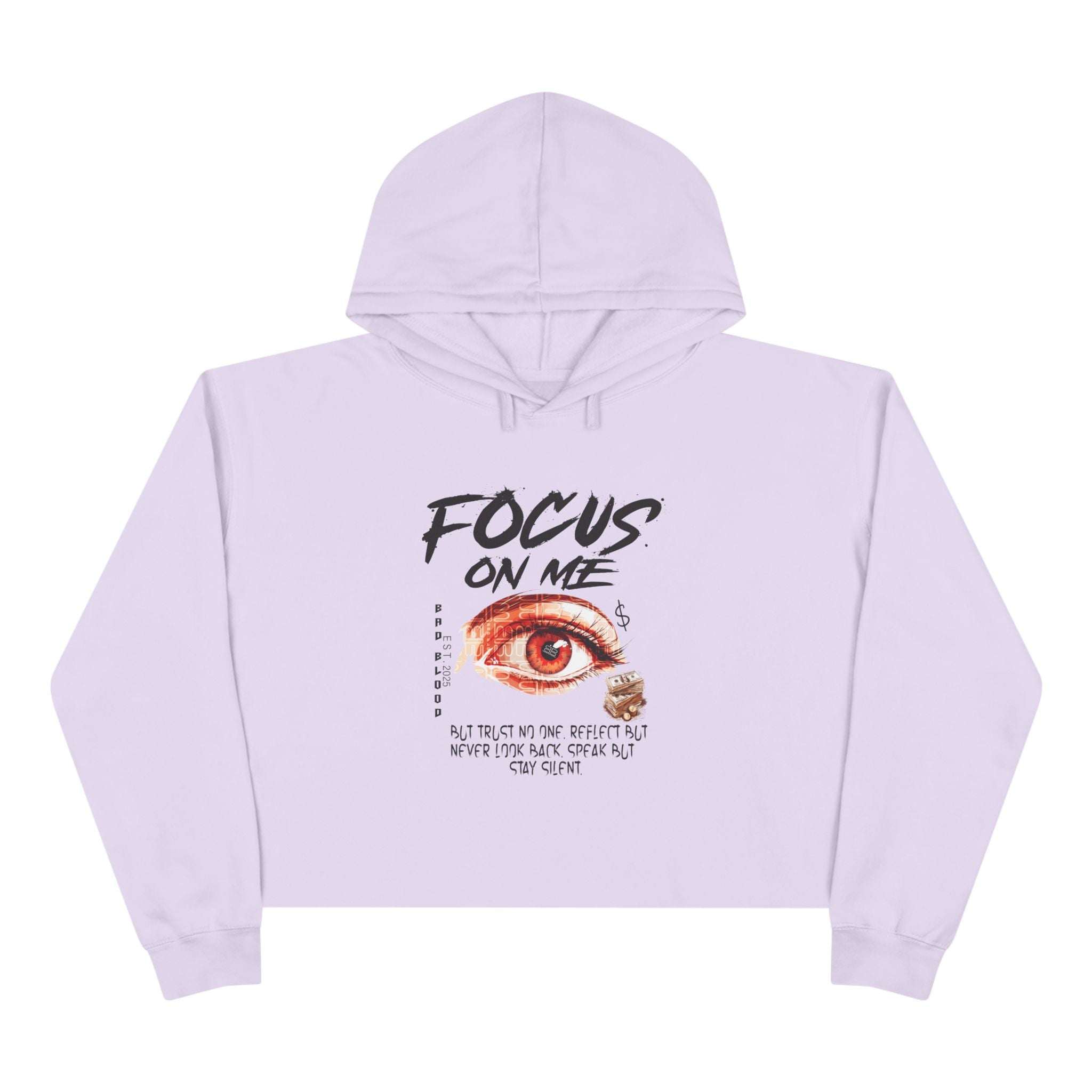 Focus On Me: Crop Hoodie