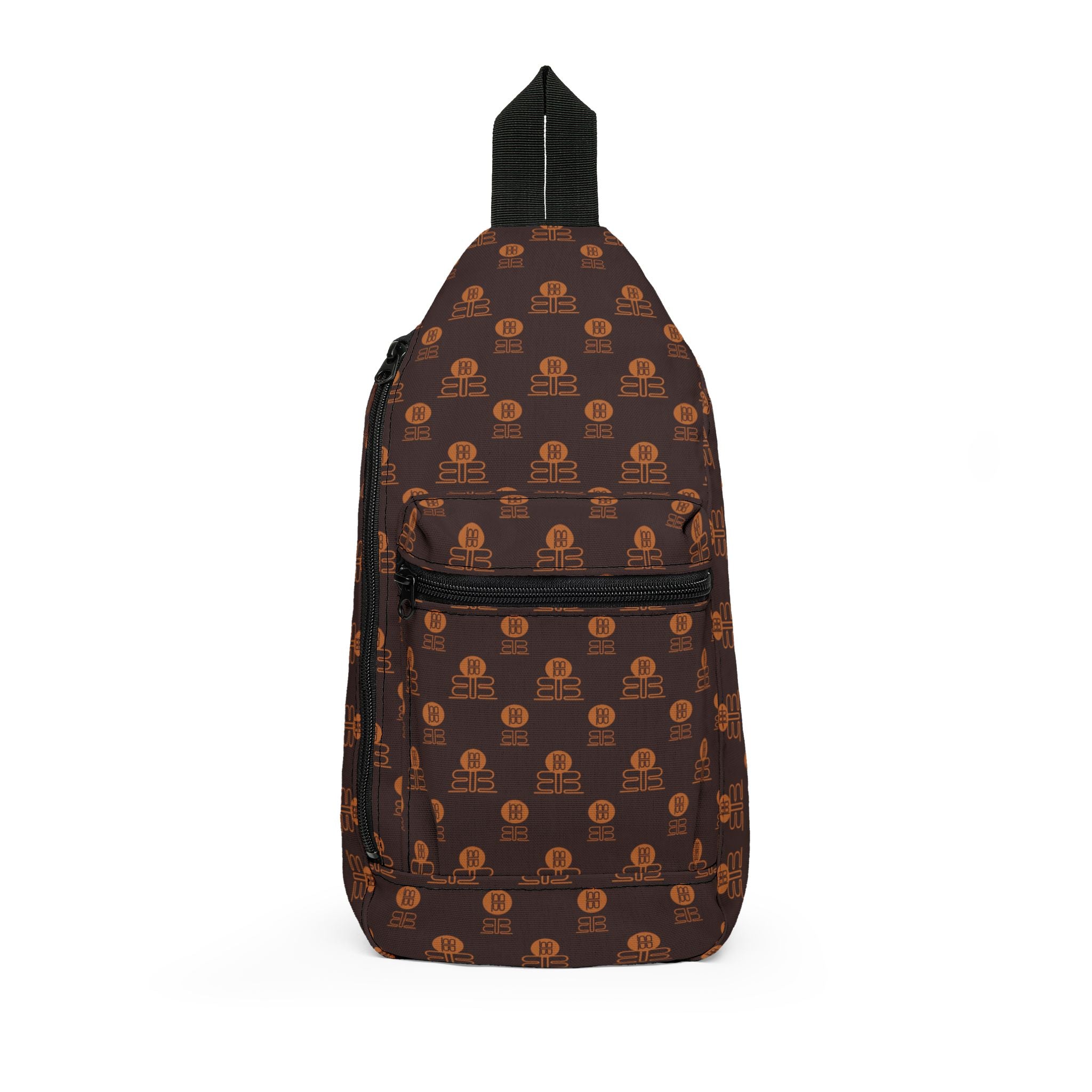 Badblood Elite BB Pattern Sling Bag | Brown Crossbody