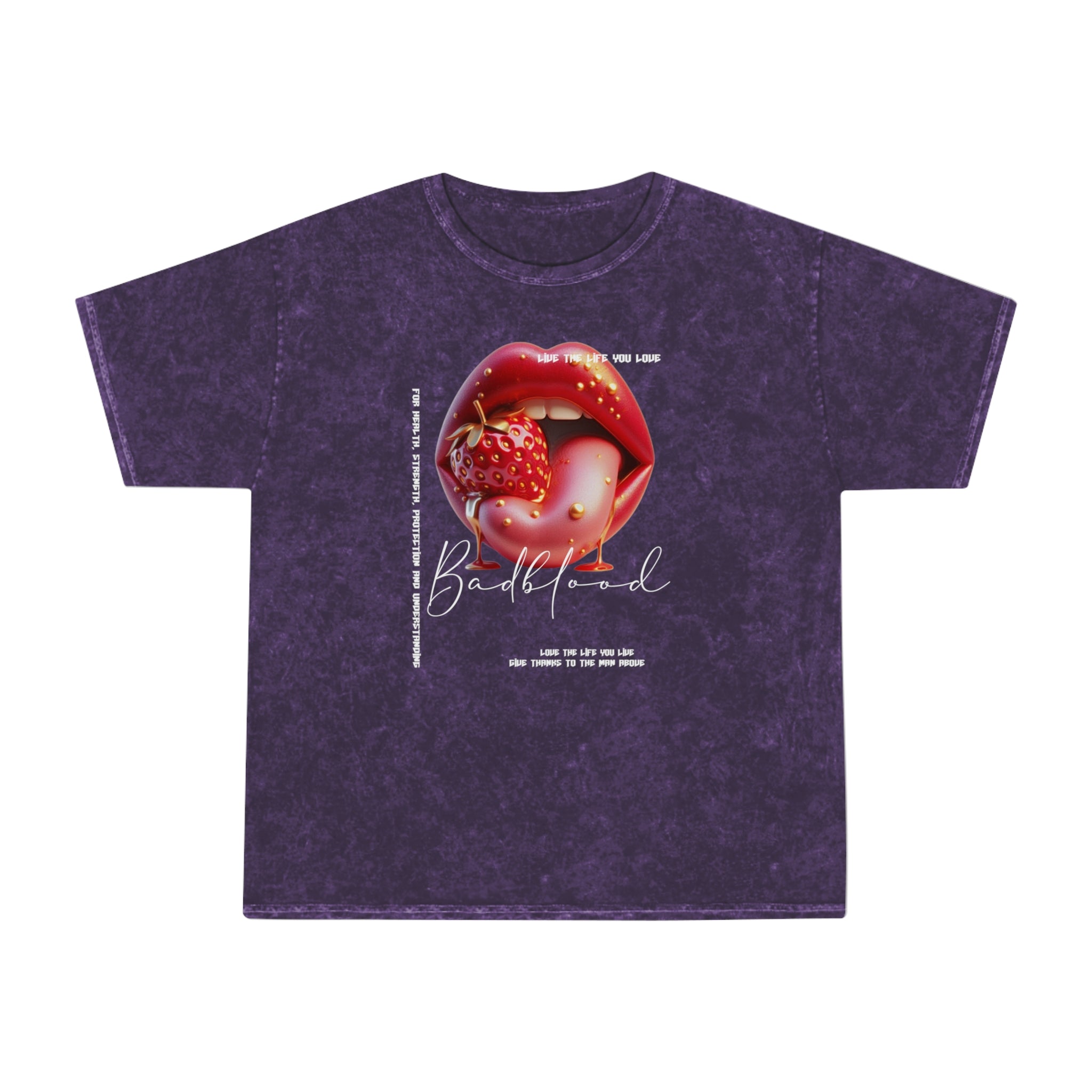Strawberry Kiss Mineral-Wash T-Shirt