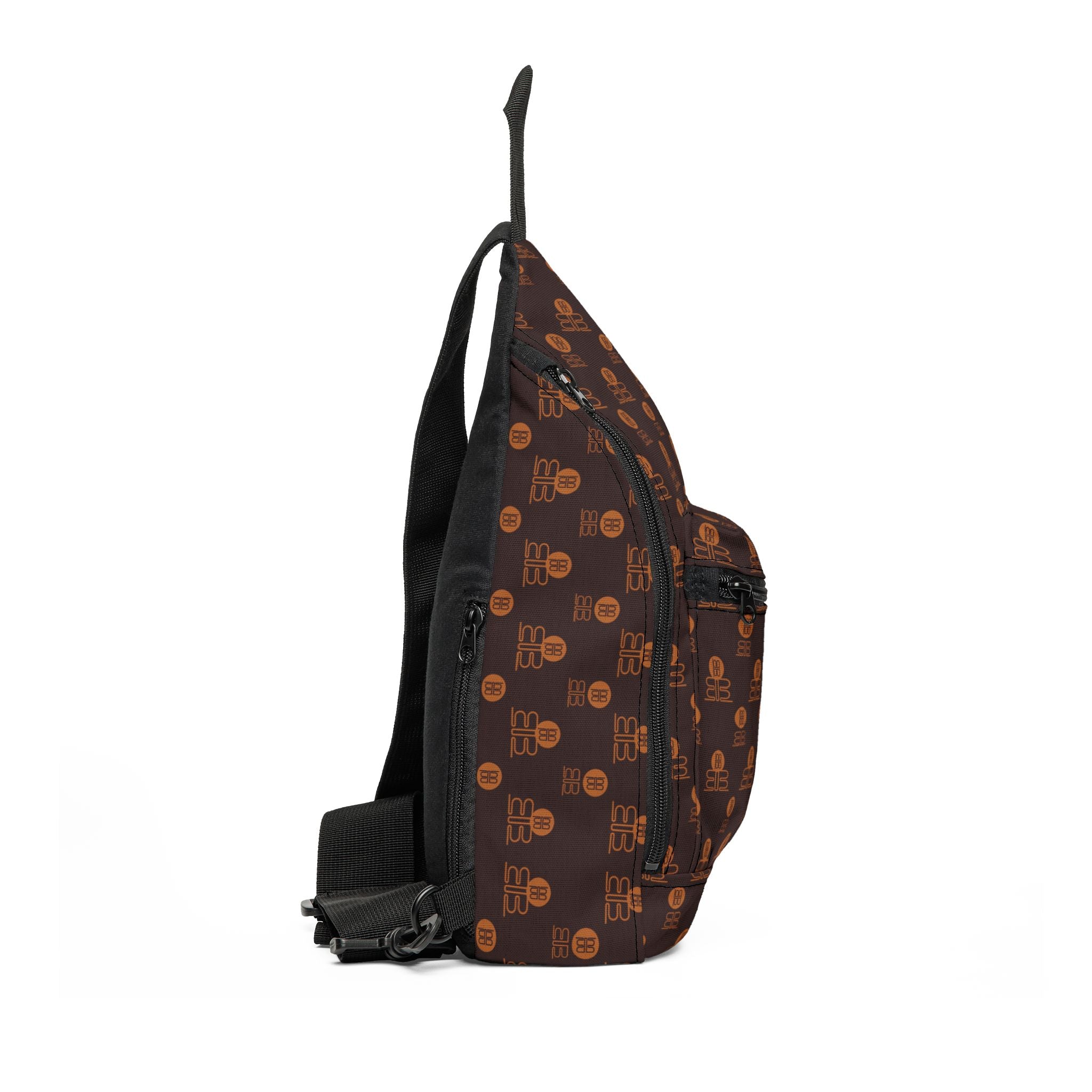 Badblood Elite BB Pattern Sling Bag | Brown Crossbody