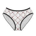 Women’s Briefs — Rose Gold Lattice Lace-Trim Panties