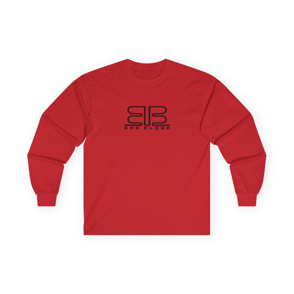 Abstract Female Portrait Graphic Long Sleeve Tee | Split Photo Collage