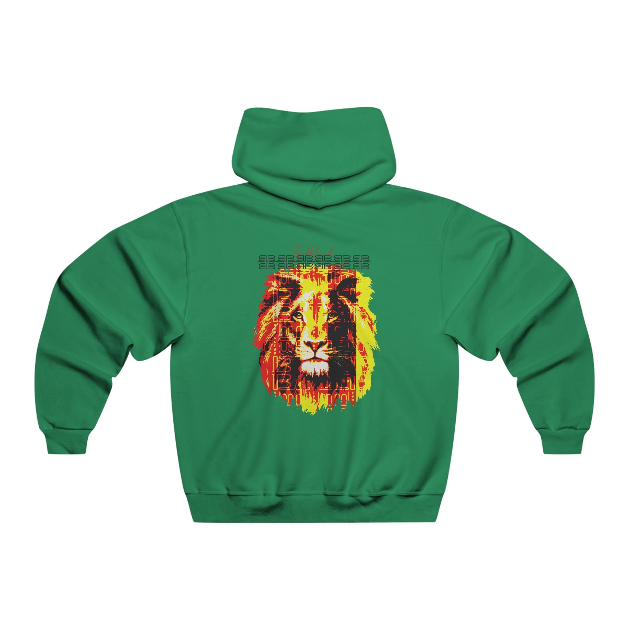 Jamaica Rasta Lion Hoodie — Jamaican Flag Skull & Lion Graphic Sweatshirt